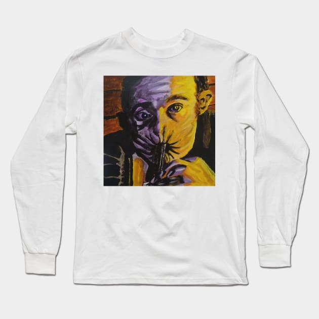 Preacher "Arseface" portrait (original) Long Sleeve T-Shirt by StagArtStudios